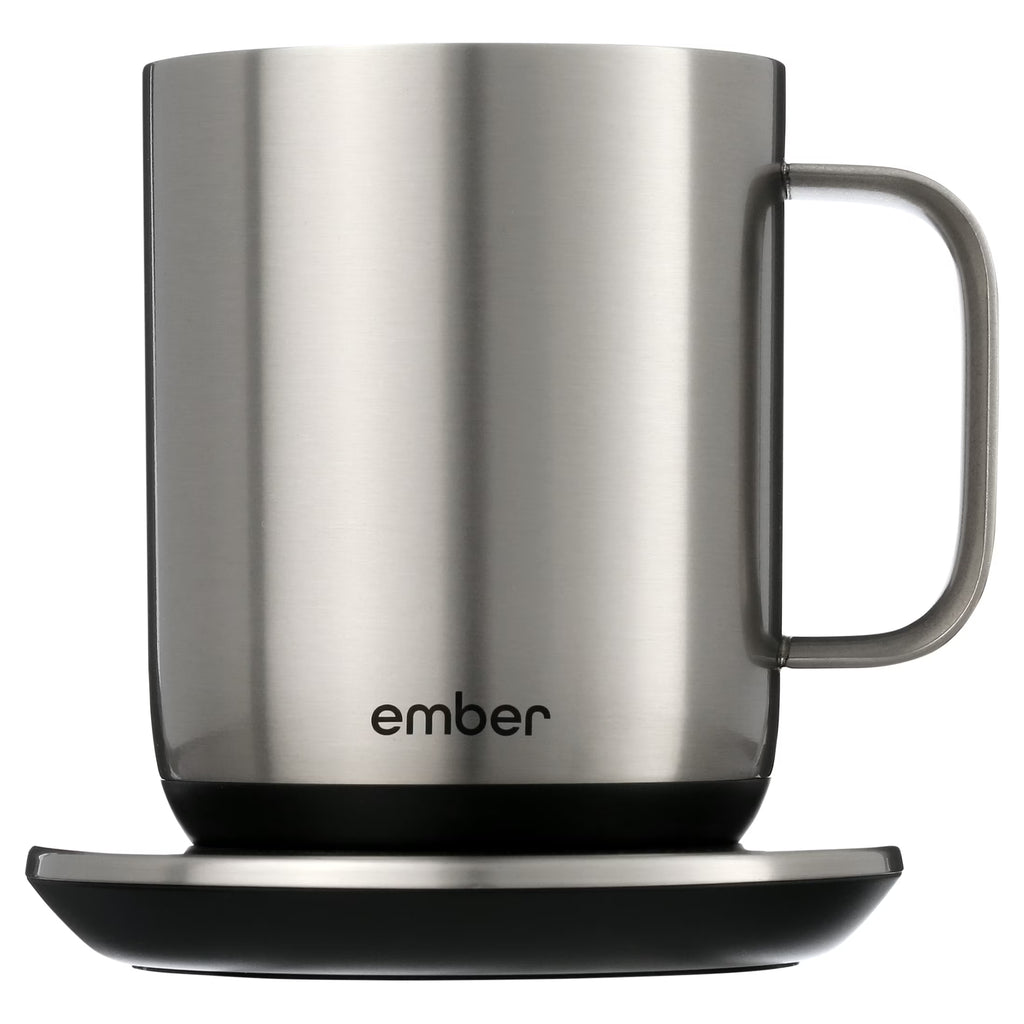 Ember Temperature Control Smart Mug 2, 10 oz, Gold, up to 1.5-hr Battery Life - App Controlled Heated Coffee/Tea Mug - Improved Design