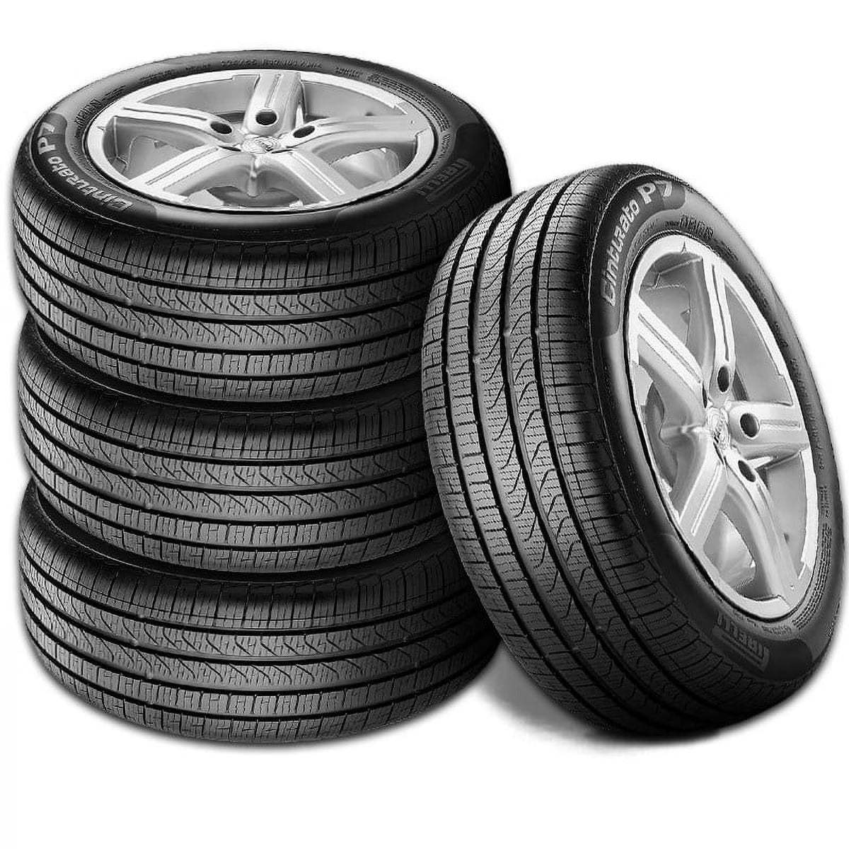 Set of 4 Pirelli Cinturato P7 All Season 225/50R17 94V Run Flat Performance Tires P2041100 / 225/50/17 / 2255017 Fits: 2012-15 Chevrolet Cruze LT, 2012-18 Ford Focus Electric