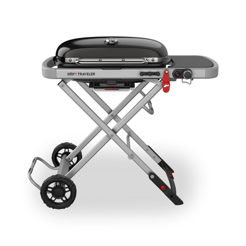 Traveler Portable Propane Gas Grill, Black