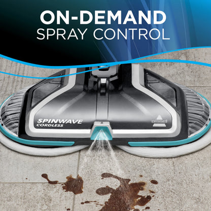 BISSELL Spinwave Cordless Powered Hard Floor Spin Mop and Cleaner, 2315A