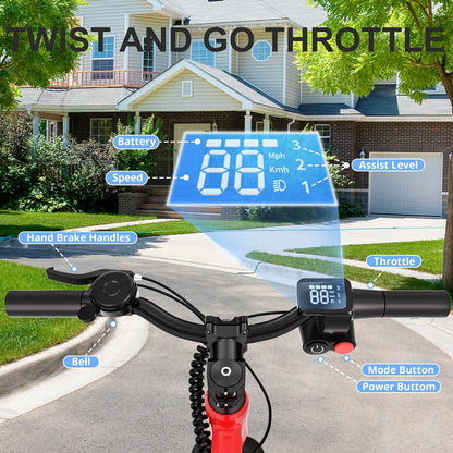 YunTopKids Electric Balance Bike for Kids, 150W Electric Bike for Kids with12 inch Pneumatic Tire, Adjustable Seat, Up to 5.6 Miles Electric Bike for Kids Ages 3-5,Black