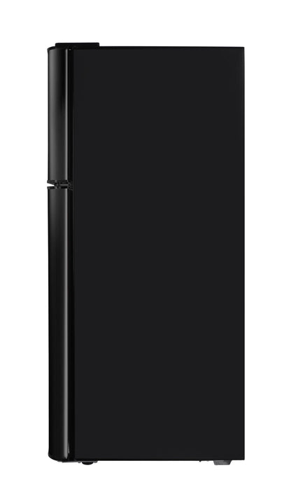 FRIGIDAIRE 4.5 Cu Ft, 2 Door Refrigerator With Freezer Capacity 1.35 Cu Ft, Manual Defrost Black Stainless Steel