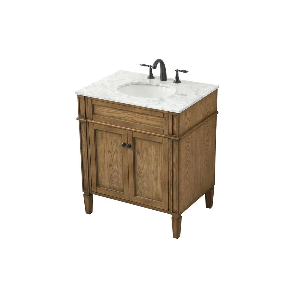 Elegant Kitchen and Bath 30 inch Single bathroom vanity in Grey