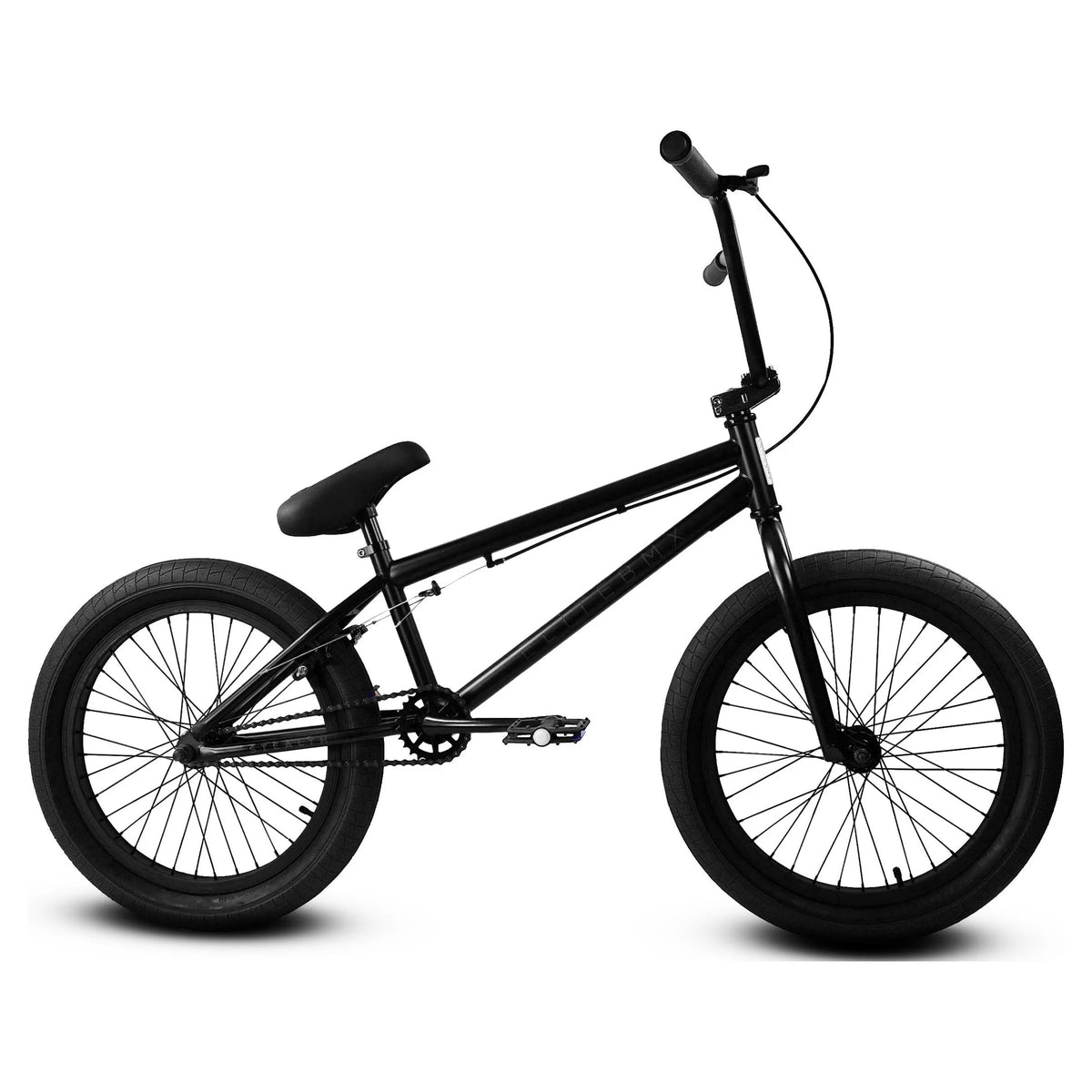 Elite BMX Bicycle 20” Freestyle Bike - Stealth Blue Purple Ideal for Ages 7 to 18 Years