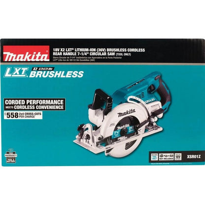 Makita Circular Saw, 7.25 in Dia, 5100 RPM XSR01Z