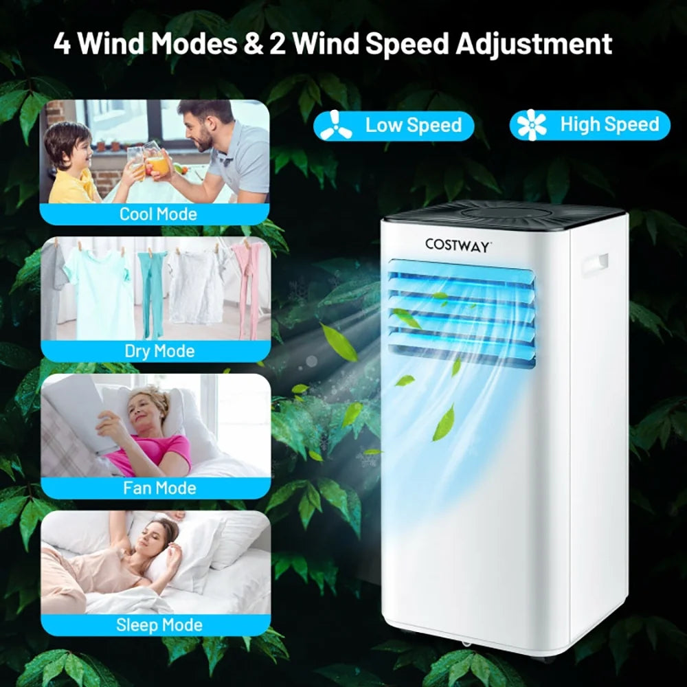Yardi Yard Portable Air Conditioner 10000 BTU Evaporative Air Cooler Dehumidifier-White, Portable Air Conditioners,Portable AC Cools up to 350 Sq.Ft