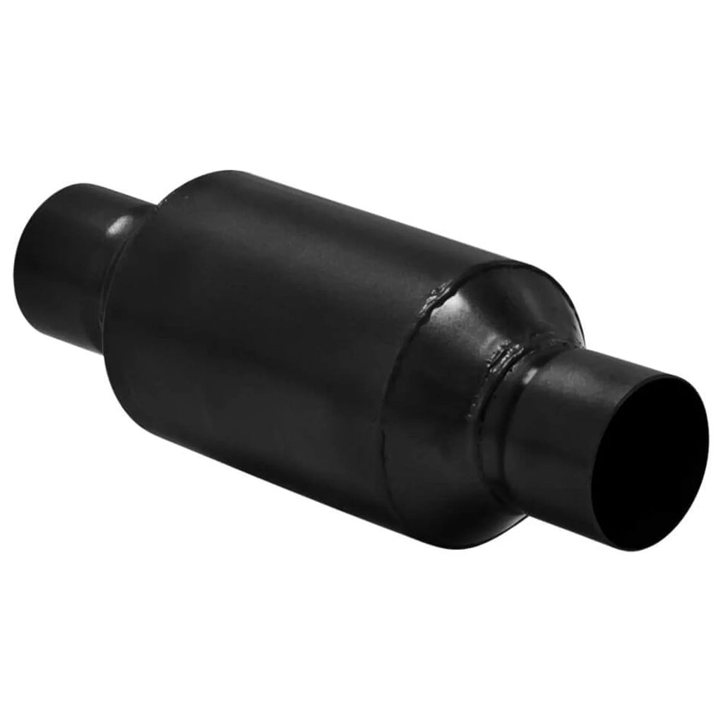 Flowmaster 815425S Outlaw Race Muffler Short 409S - 2.50 in. Center In Center Out - Aggressive