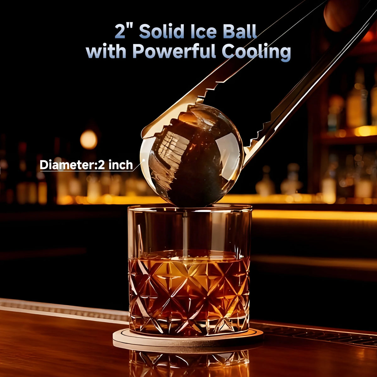 Simzlife Sphere Ice Maker,10 pcs/Hour, 150 pcs/Day,Clear Ice Ball Maker with Enhanced Insulation, with LCD Touch Screen, Self-Cleaning, Quiet Home and Bar Ice for Whiskey Bourbon Parties