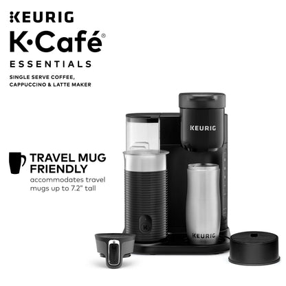 Keurig K-Caf�� Essentials Single Serve K-Cup Pod Coffee Maker, Black