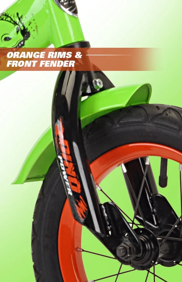 12" Dino Power Boy's Bike, Green