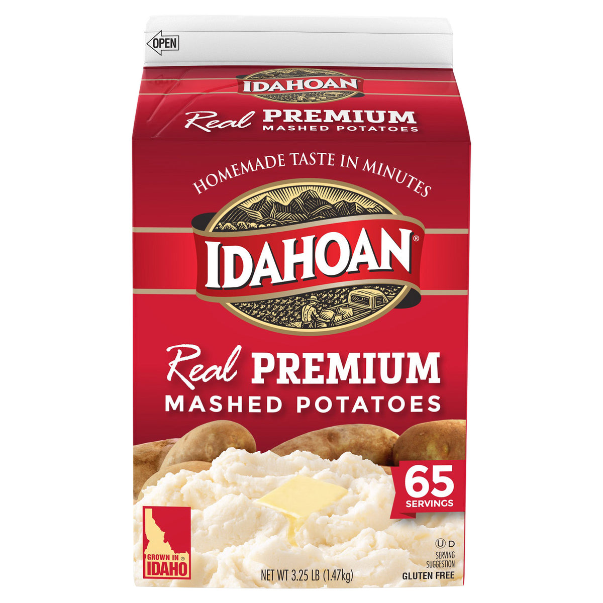 Idahoan, Real Premium Mashed Potatoes, 3.25 lbs