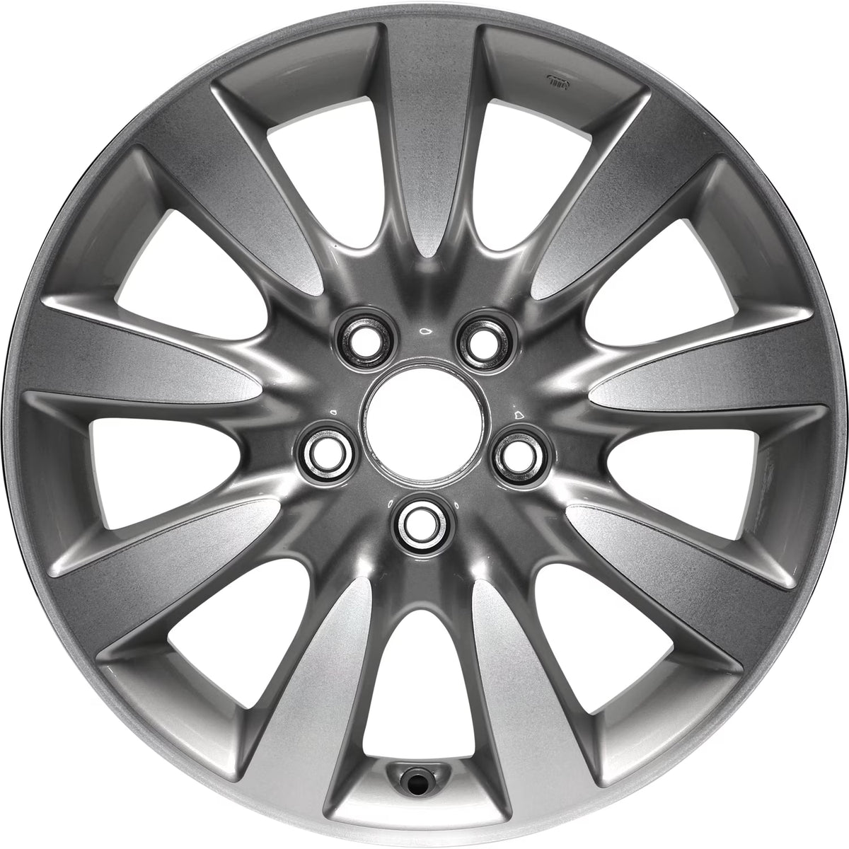 Remanufactured Machined and Painted Silver Aluminum Wheel 17 x 6.5 42700SDBK30 fits 2006-2007 Honda Accord EX Sedan 4-Door