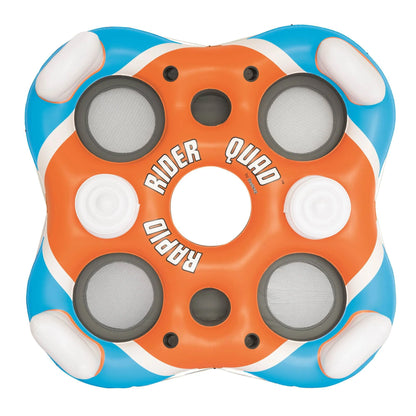 Bestway Rapid Rider 4 Person River Lake Raft and Intex Electric Air Pump