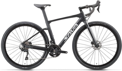 SAVADECK Carbon Gravel Road Bike,T800 Carbon Gravel Dis Brake Bicycle with Professional Adventure Shimano GRX400 20 Speed Groupset and Extra Wide Tires 700CX40C for Various Road.