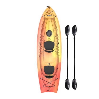 Lifetime Envoy 10.5 Ft. Sit-on-Top Tandem Kayak, Sunset Fusion (91260)