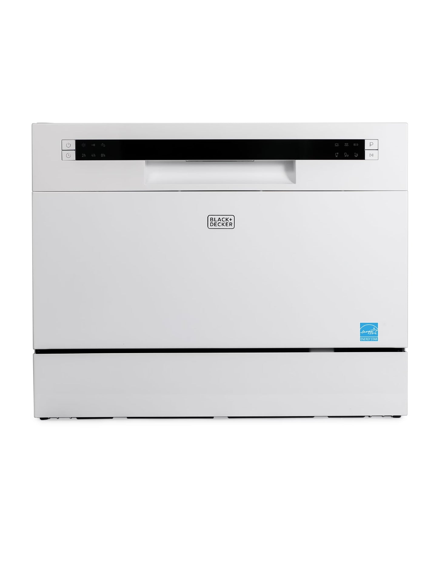 BLACK?Ӕ BCD6W Compact Countertop Dishwasher, 6 Place Settings, White