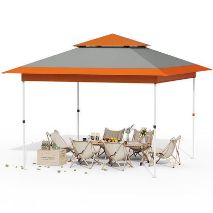 Pirecart 12' x 12' Pop-up Canopy Tent Waterproof Outdoor Gazebo Shelter with Wheeled Bag, Instand Canopy , White