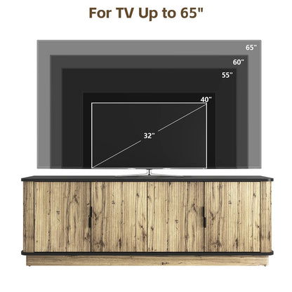 TV Stand, Modern Entertainment Center for TVs Up to 75 inch