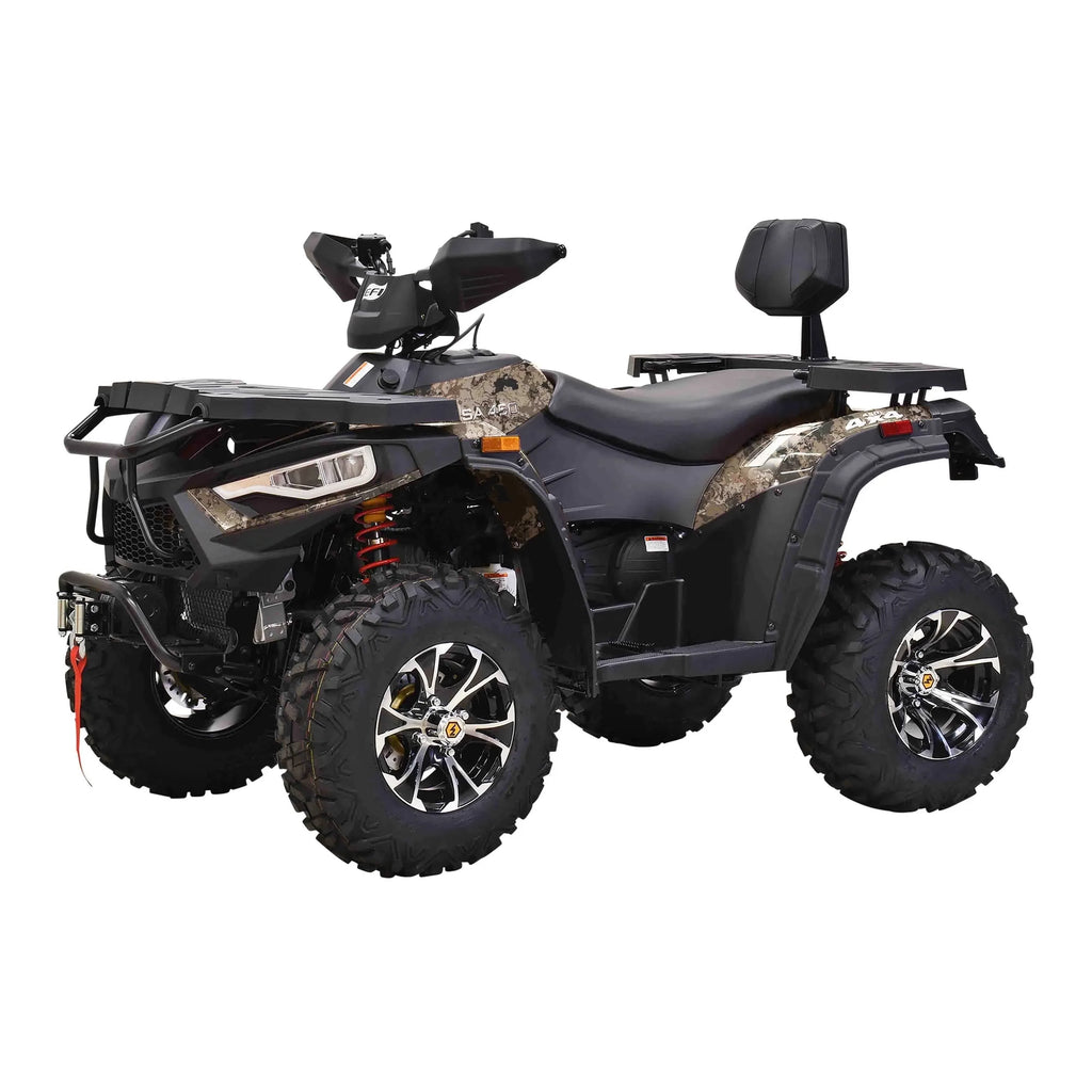 Massimo MSA450F Adult ATV Quad 352cc 25 HP 4 Stroke 4-Wheeler - Sand
