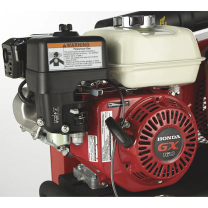 NorthStar Wheelbarrow Air Compressor, Gas-Powered Honda GX160 OHV Engine, 8-Gallon Twin Tank, 13.7 CFM @ 90 PSI