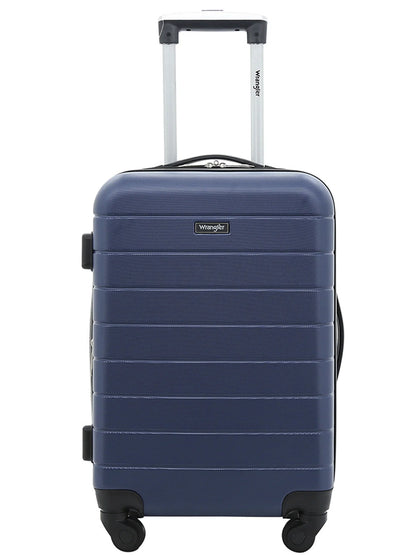 Wrangler 3 Piece Luggage Set with Cup Holder and USB Port, Olive Green