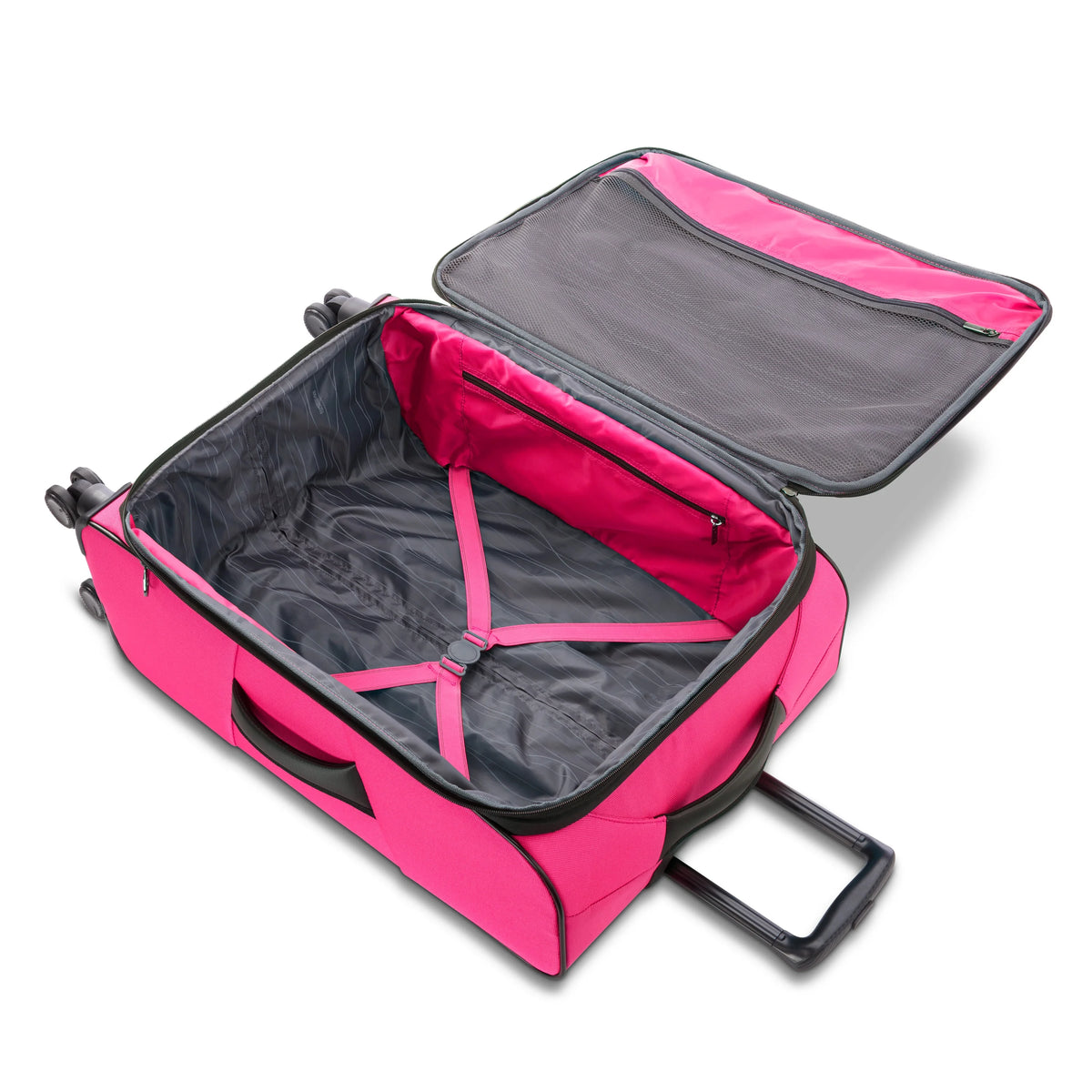 American Tourister X-Lite 3-Piece Luggage Set with Spinner Wheels - Light Grey