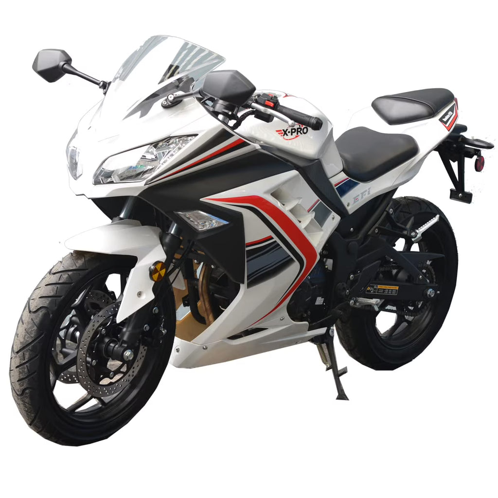 X-Pro Brand New 250cc EFI Fuel Injection Dirt Bike Motorcycle Street Bike, 6 Manual Transmission Electric Start 17" Wheels Assembled in Crate