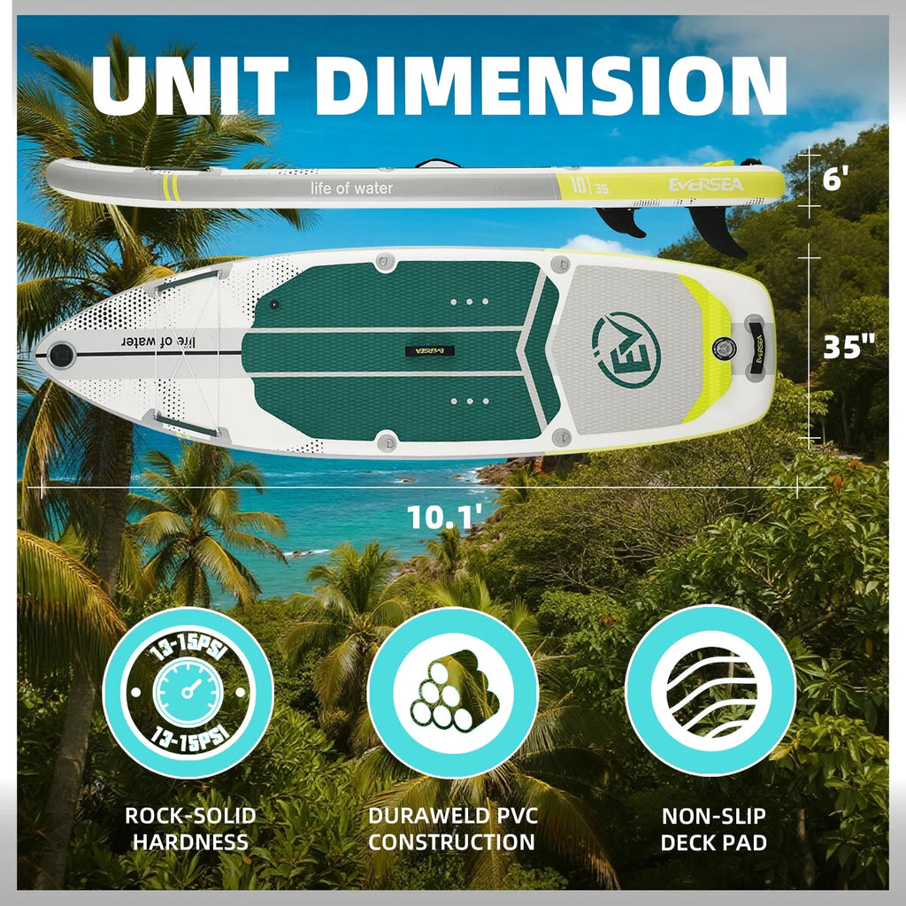 MSEASFREE Inflatable Paddle Board Stand up Paddle Board with Premium SUP Accessories