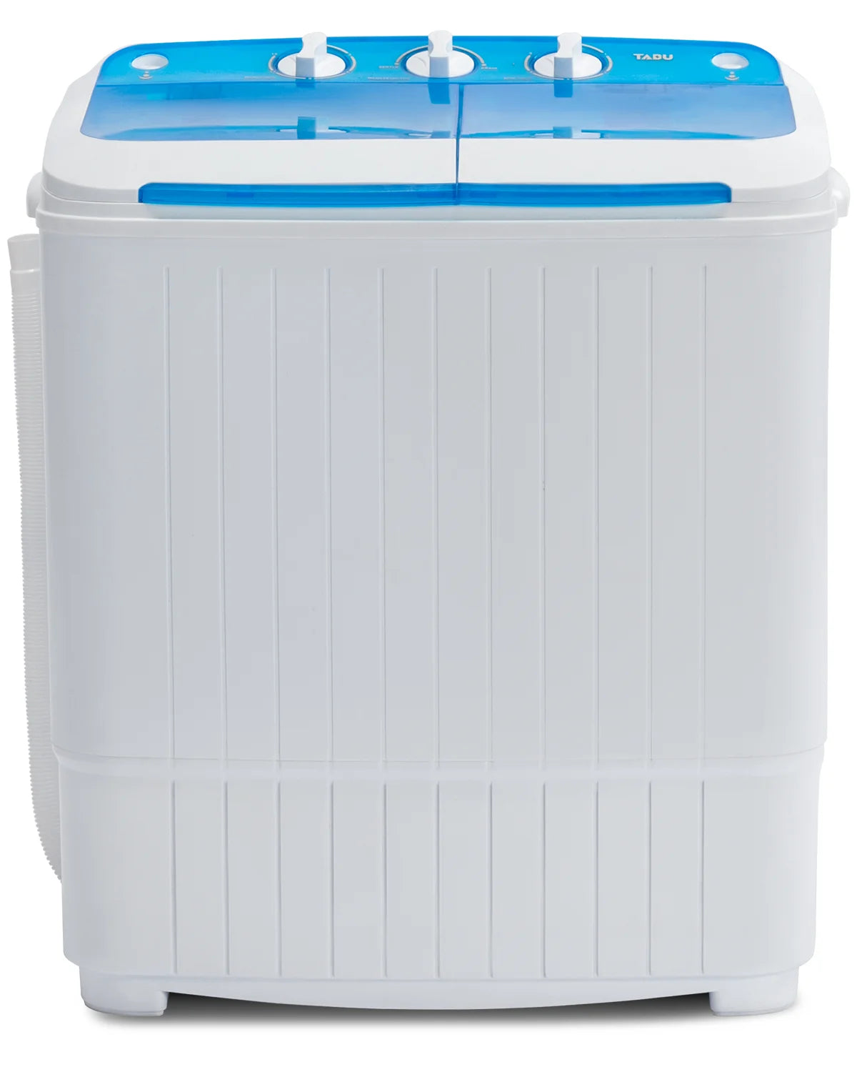 TABU 16.5lbs Portable Washing Machine,Electric Twin Tub Wash&Spin Combo,Semi-Automatic Washer,Gray