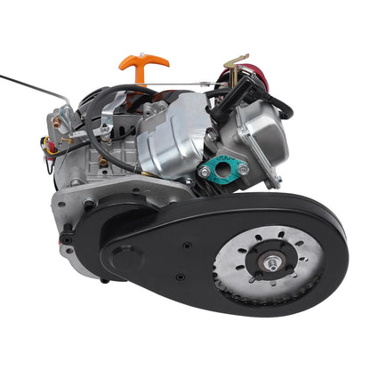 Aiqidi Full Set 100CC 4-Stroke Bicycle Engine Kit Gas Motorized Motor Bike Modified Engine Conversion Kit Chain Drive 3HP 3600Rpm