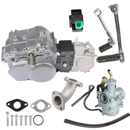 ALL-CARB 125cc 4 Stroke Engine Motor Kit Dirt Pit Bike For Honda CRF50 XR50 Z50