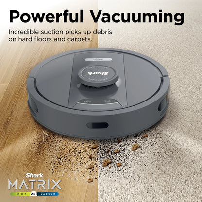 Shark IQ 2in1 Self-Empty Robot Vacuum & Mop, 30-Day Capacity, Precision Home Mapping, Sonic Mopping, Self-Emptying, Smart Mapping, Wi-Fi Connected, LIDAR Navigation, Mop Combo, Pet Hair