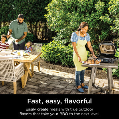 Ninja Woodfire 3-in-1 Outdoor Grill, Master Grill, BBQ Smoker, & Outdoor Air Fryer with Woodfire Technology, OG700