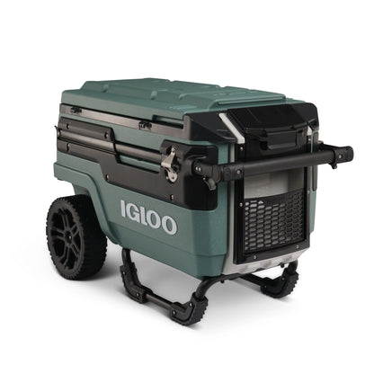 Igloo 70 QT Trailmate Journey Rolling Cooler, Carbonite Gray