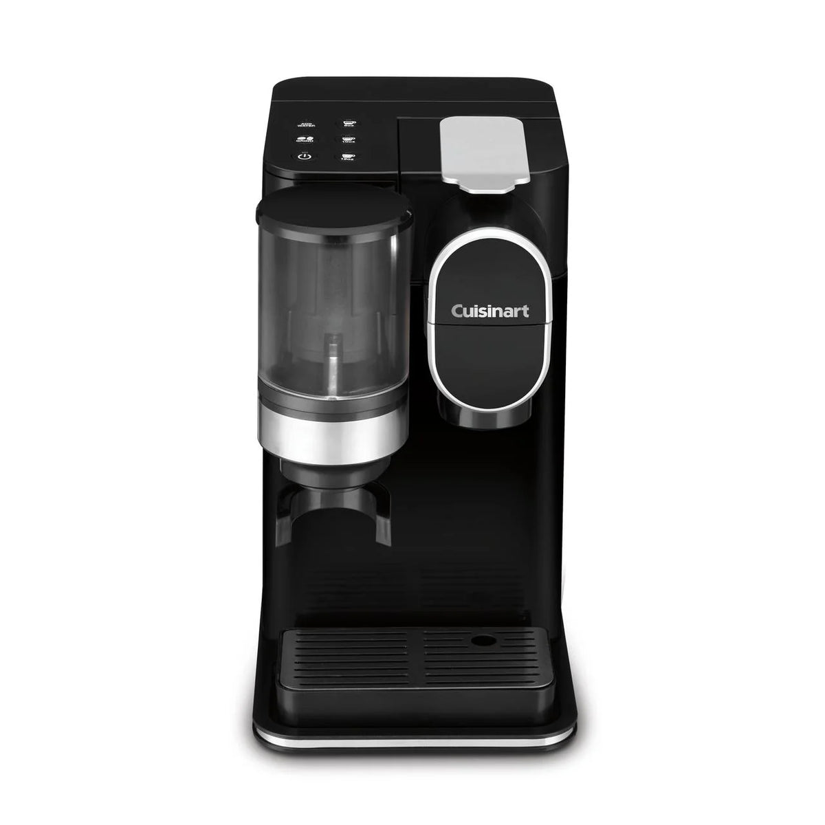 Cuisinart Grind & Brew Classic Black Single Serve Coffee Maker with Built-In Grinder