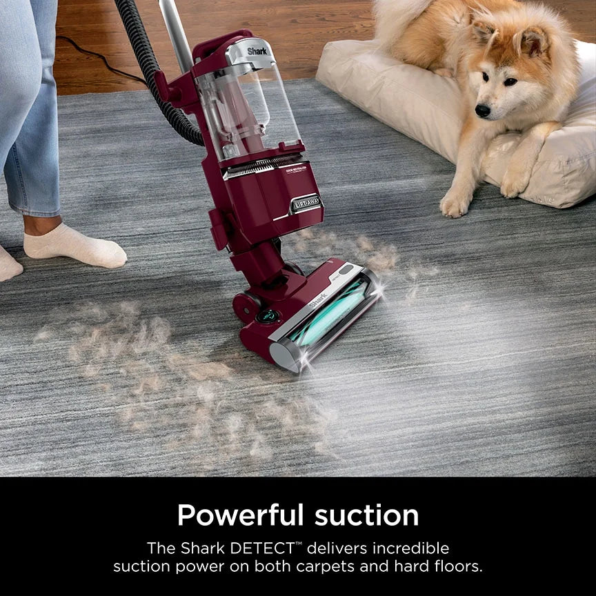 Shark Detect Lift-Away ADV Corded Upright Vacuum with PowerFins Detect, Self-Cleaning Brushroll & Odor Neutralizer Technology, LA492, Burgundy