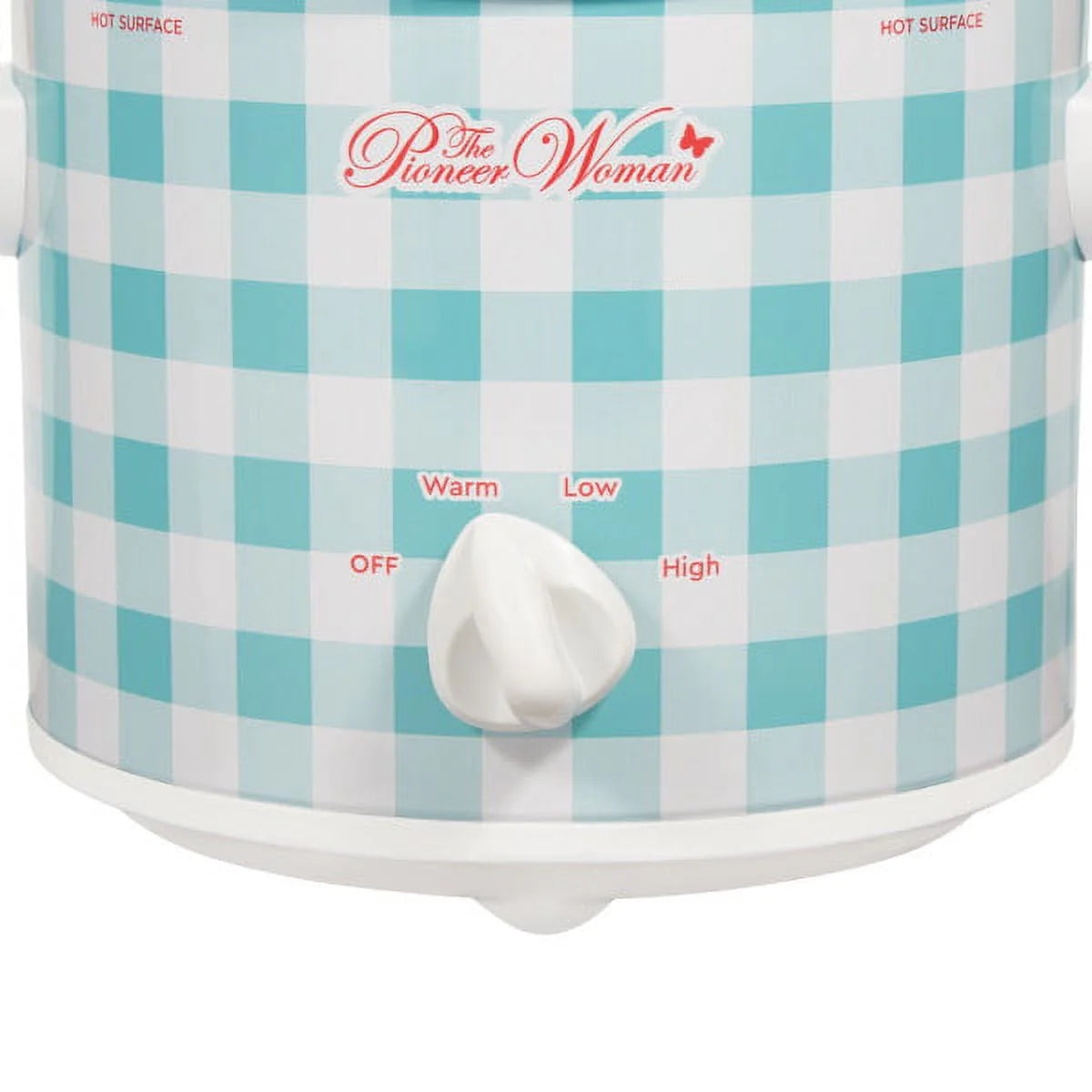 The Pioneer Woman Slow Cooker 1.5 Quart Twin Pack, Breezy Blossom and Teal Gingham, 33018
