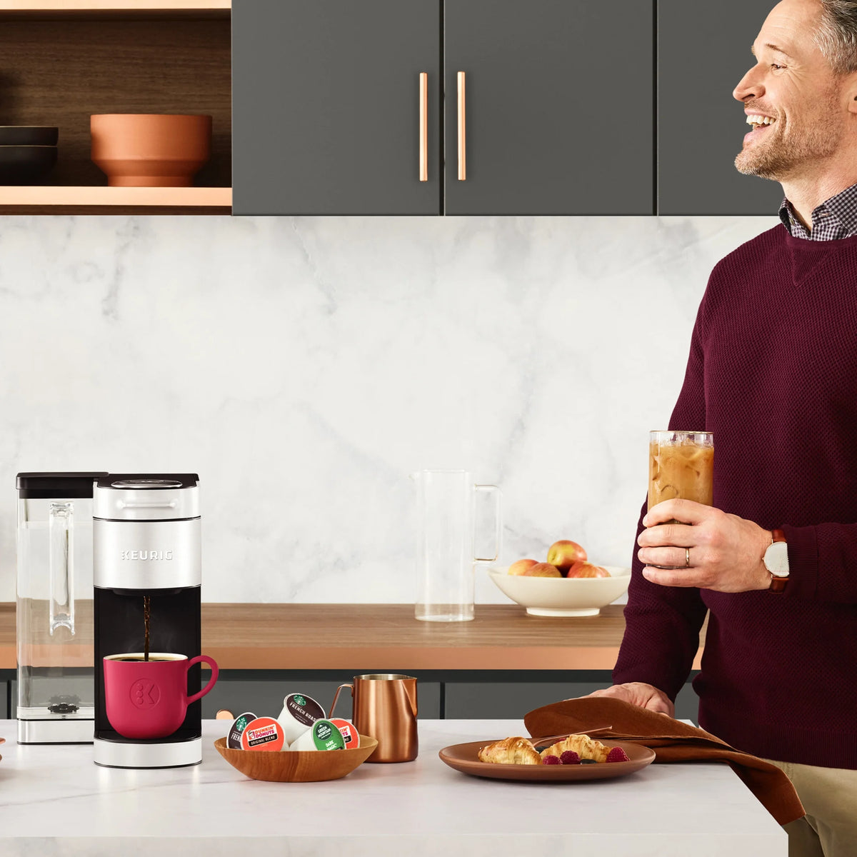 Keurig K-Supreme Plus Steel Single-Serve K-Cup Pod Coffee Maker