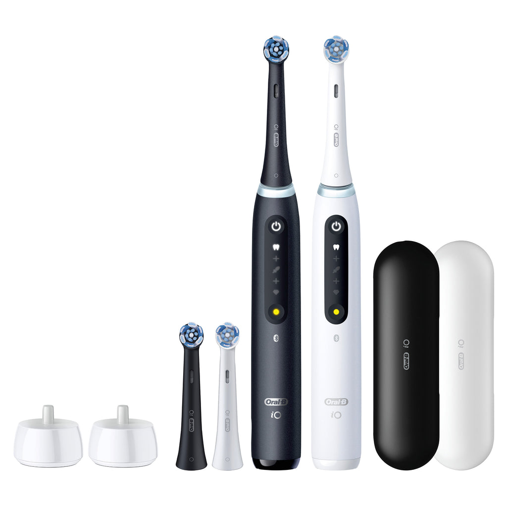 Oral-B iO Series 5 All-in-One Clean Rechargeable Electric Toothbrush, 2-pack
