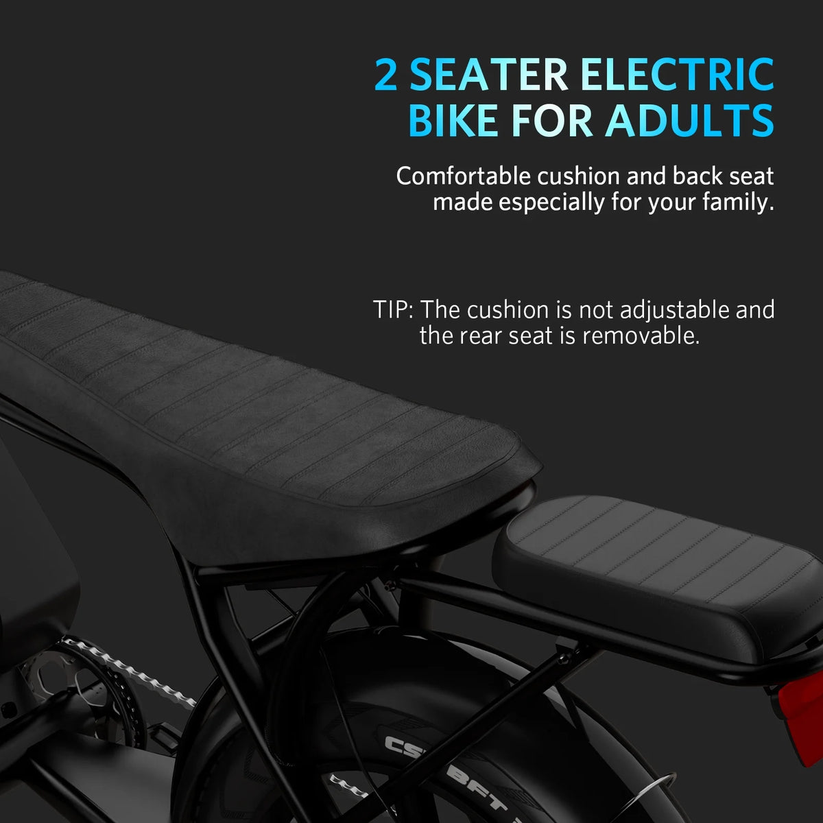 VTOKW Electric Bike for Adults,1000W Peak Motor Adult Electric Bicycle,48V 15.6Ah Battery,Up to 31MPH,20'' Fat Tire Ebike,Dual Disc Brakes Mountain Bike for Cycling,7 Speed E Bike,E-bike UL2849