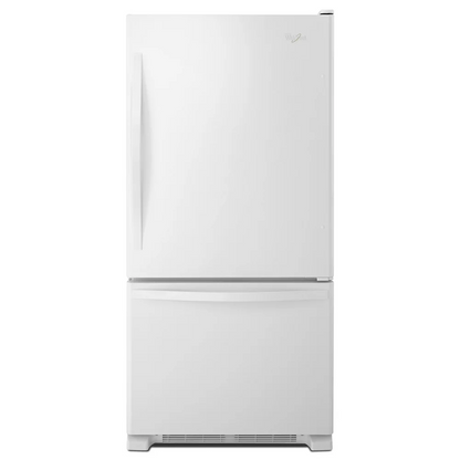 Whirlpool WRB329DMBW 18.7 Cu. Ft. White Bottom Freezer Refrigerator