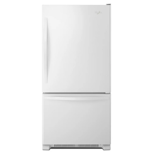 Whirlpool WRB329DMBW 18.7 Cu. Ft. White Bottom Freezer Refrigerator
