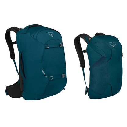 Osprey Fairview 55L Womens Travel Backpack - Night Jungle Blue