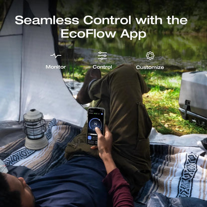 EF EcoFlow WAVE 3 Portable Air Conditioner, 1800W/6100 BTU Cooling and 2000W/6800 BTU Heating, 1000W Fast Charging in 75 mins, 8H Wireless Running, APP Control, for Camping, Vanlife, RVs