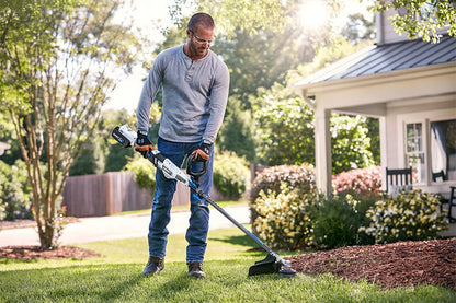 HART 40-Volt Cordless Attachment Capable 15-inch String Trimmer Kit, (1) 4.0Ah Lithium-Ion Battery