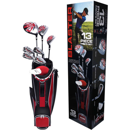 Nitro Men’s Blaster 13-Piece Golf Club Set – Right-Handed, Complete with Bag & Headcovers