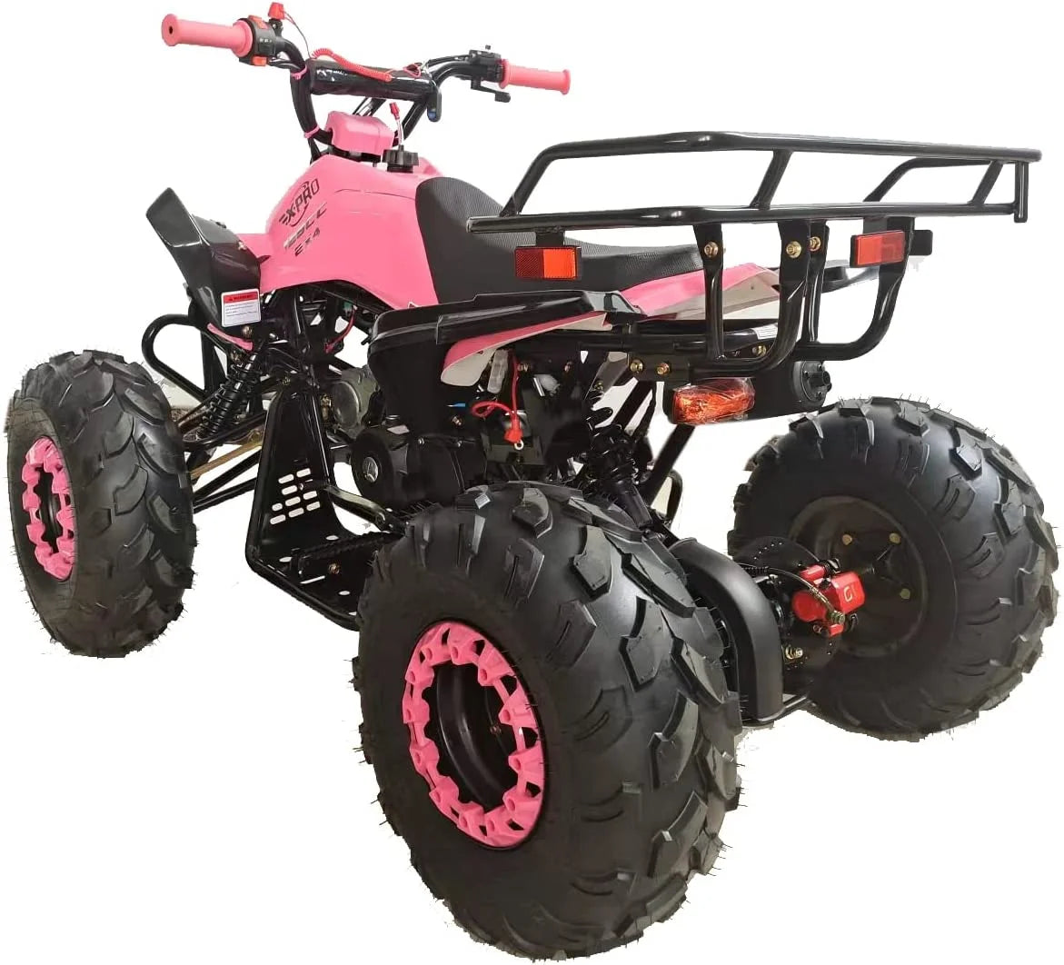X-Pro Brand New Blast 125cc ATV with Automatic Transmission Reverse LED Headlights Big 19"/18" Tires