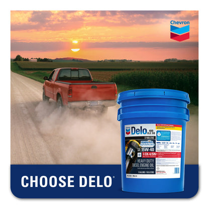 Delo 400 XLE SB Synthetic Blend SAE 15W-40 Heavy-Duty Diesel Motor Oil 5 Gallon