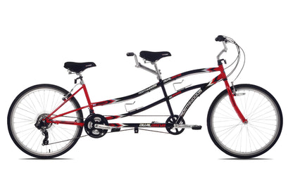 26" Northwoods 21-Speed Dual Drive Tandem Adult's Bike, Red/Black
