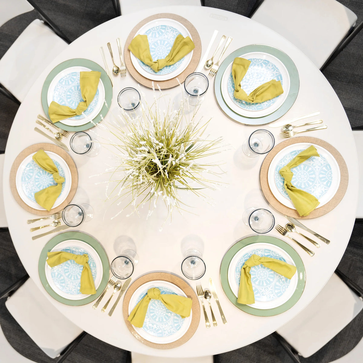 Lifetime 60 inch Round Folding Table, Indoor/Outdoor Commercial Grade, Almond (280435)